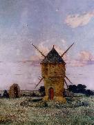 unknow artist Windmill near Guerande oil painting reproduction
